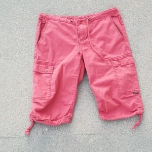 Prana coral brumuda cargo shorts